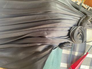 Vestido Zara negro - Cuello halter