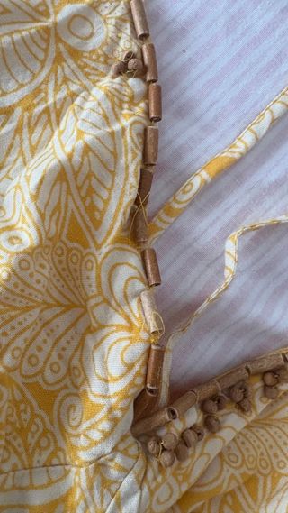 Vestido Zara amarillo tirantes