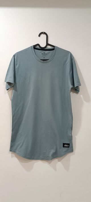 Camiseta Hollister gris talla S