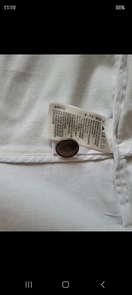 Giacca militare bianca