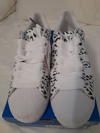 Adidas Superstar Leopardate Bianche 40