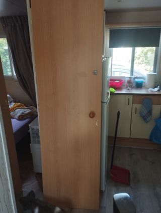 Puerta madera mobil home