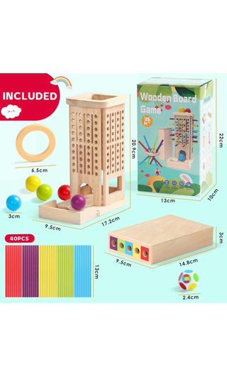 Juego de Mesa 3 en 1 Infantil— NUEVO