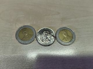 3 Monedas Tailandia conmemorativas