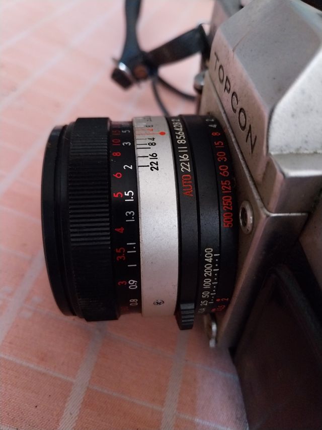 Câmera Topcon Uni SLR 35mm + 2 lentes