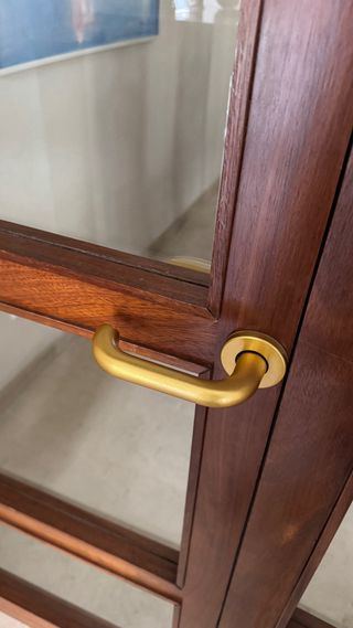 Puerta cristal madera - 2 hojas