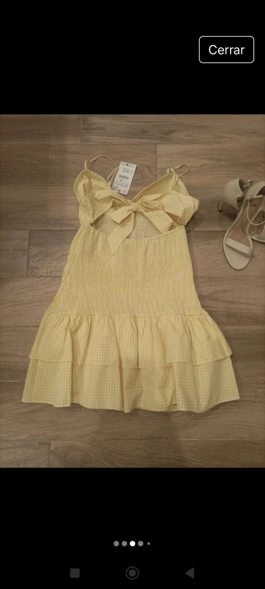 Vestido Zara corto