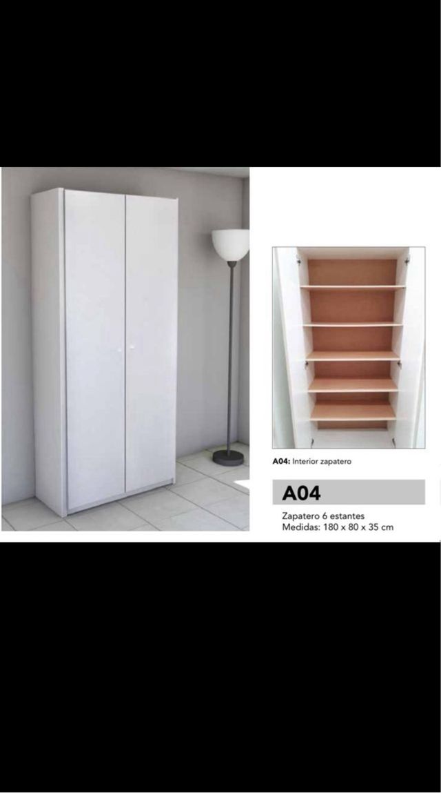 OFERTÓN, ZAPATERO 6 ESTANTES,
( NUEVO ) 50% 80cm