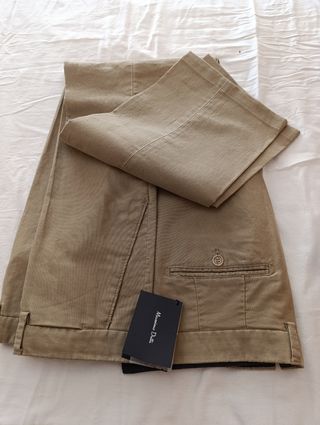 Pantalón Massimo Dutti beige