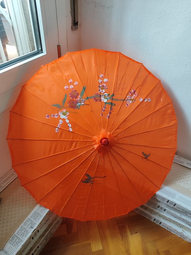 Ombrello giapponese arancione