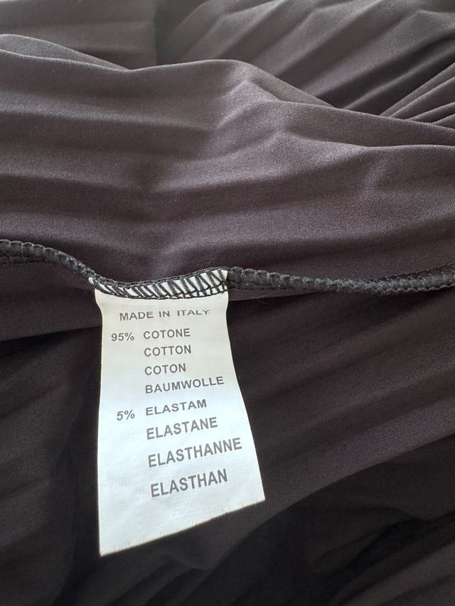 Abito plissé nero - Made in Italy