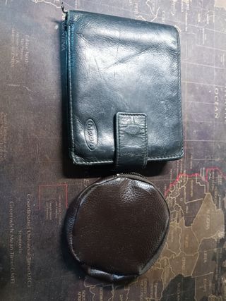 Cartera MOON y monedero - Piel