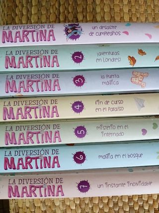 Lote de libros La diversión de Martina, 
1 al 7
