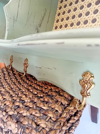 Libreria antica Shabby Chic verde