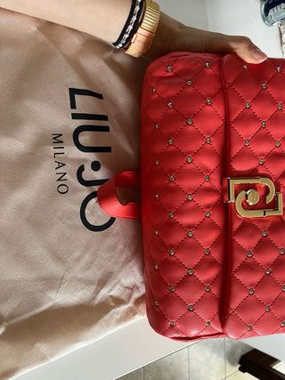 Liu Jo borsa a tracolla corallo