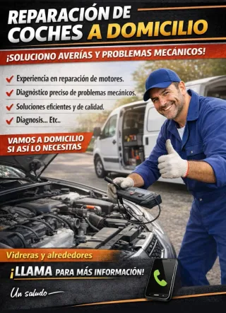 Mecánico...coche..Diagnóstico, Averías, urgencias.