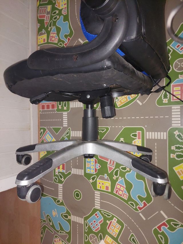 Silla Gamer gaming Negra y Azul