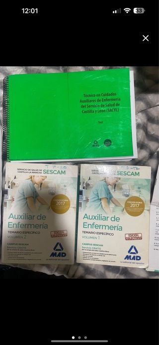 Temario oposicion TCAE