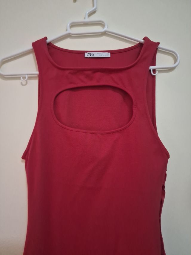 Vestido Zara rojo verano