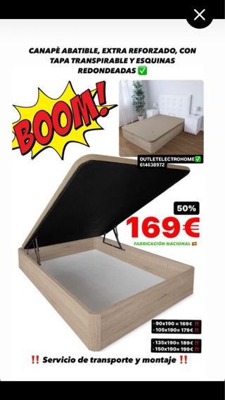 ¡¡LIQUIDACIÓN en Canapés directos de fábrica!!