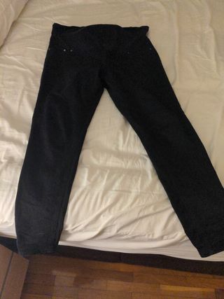 Pantalones premamá negros