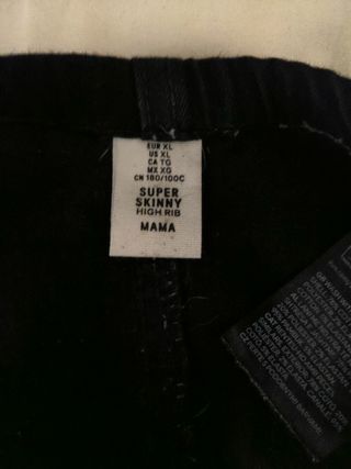 Pantalones premamá negros
