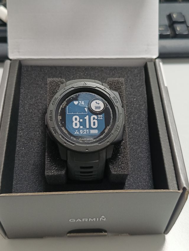 Garmin Instinct - Reloj deportivo negro
