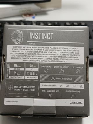 Garmin Instinct - Reloj deportivo negro