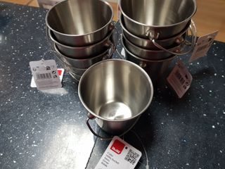 Secchielli in acciaio inox Ibili 9cm - 8pz