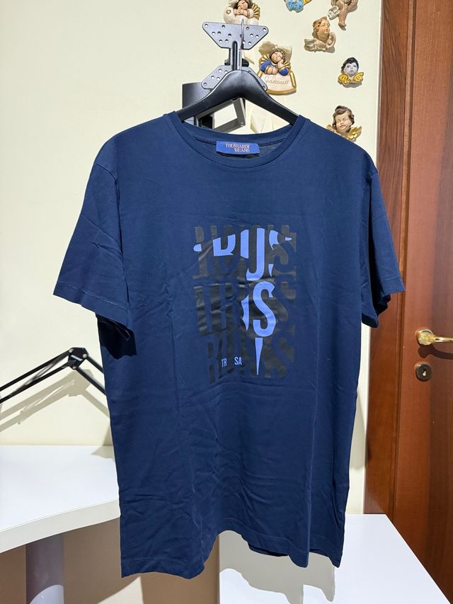 T-Shirt blu Trussardi Jeans