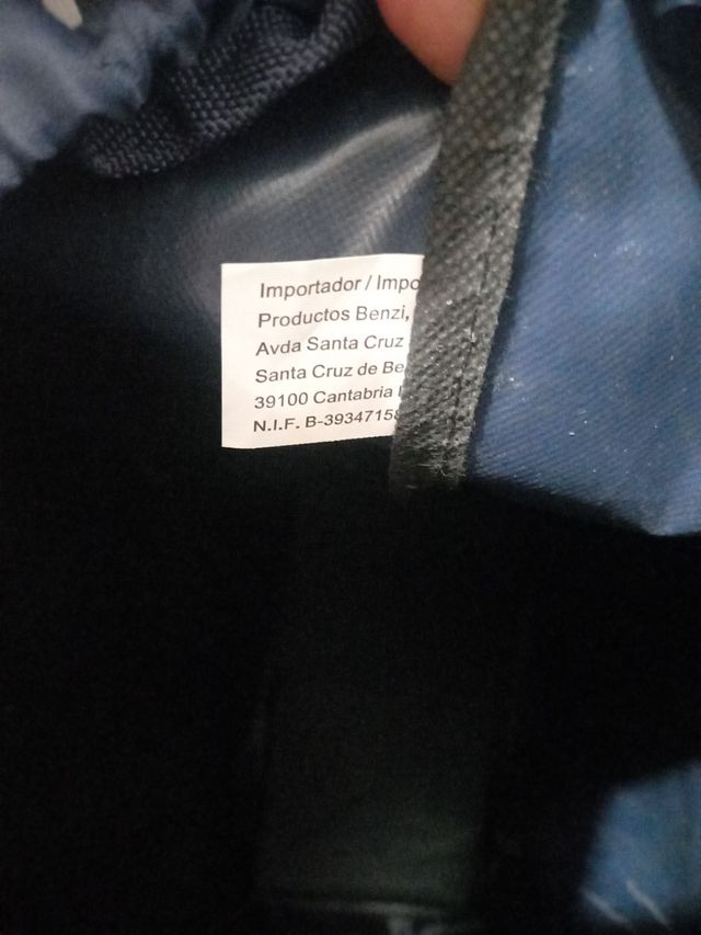 Carrito compra Benzi azul y blanco.Ligero/ resiste