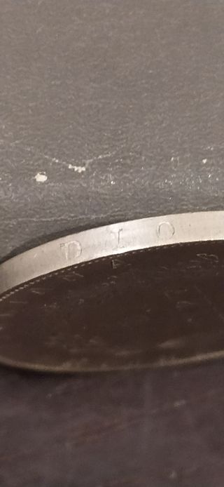 Moneda plata Venecia 5 liras 1848