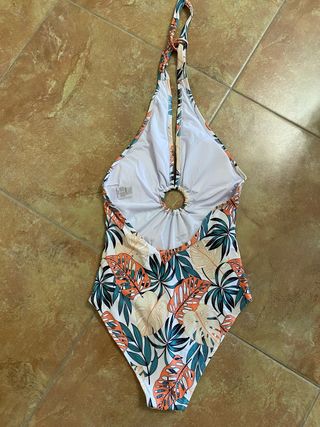 Costume intero fiori taglia S