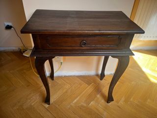 Mesita auxiliar madera - marrón