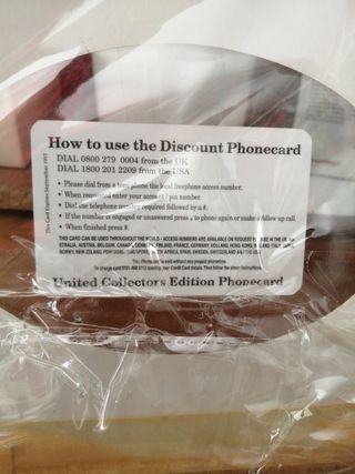 Cornice con scheda telefono Lady Diana - 75p