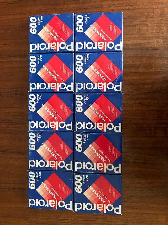 10 x Polaroid 600 - 100 Fotos