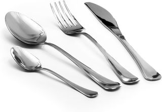 Zanetti Juego de cubiertos de mesa de 24 piezas