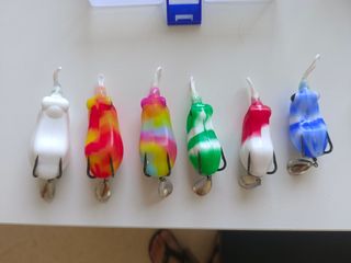 Señuelo de pesca doble anzuelo