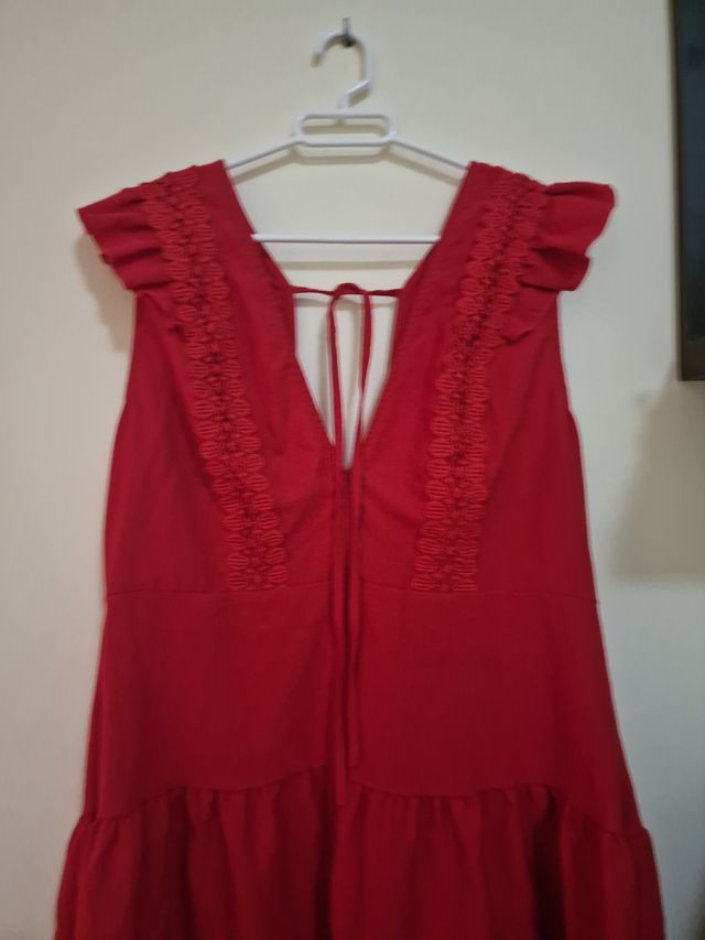 Vestido rojo verano corto