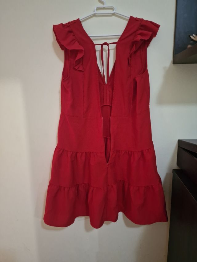 Vestido rojo verano corto