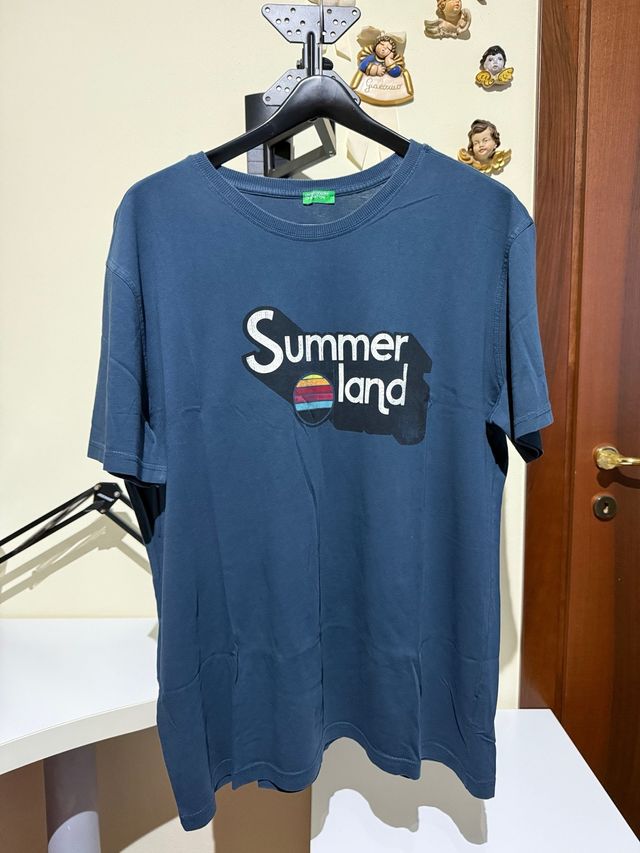 T-Shirt blu Benetton