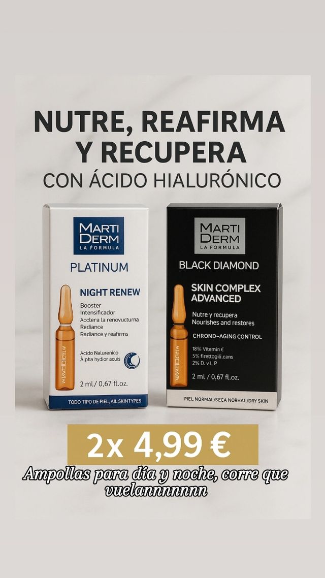 Ampollas MartiDerm Hyaluronic