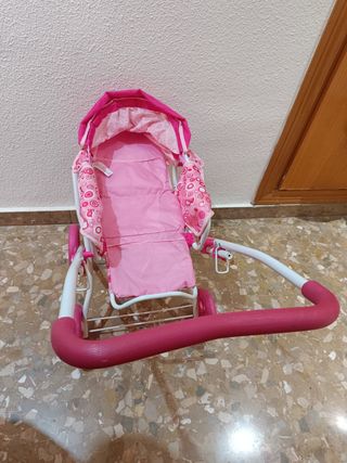 Carro muñecas rosa