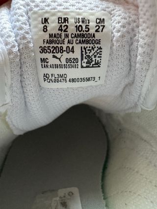 Zapatillas Puma blancas - SoftFoam