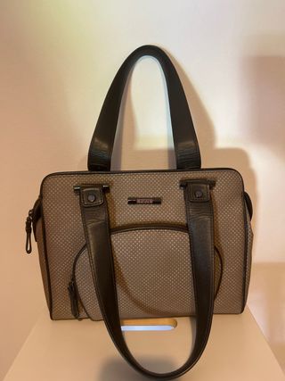Bolso TOUS beige y marrón