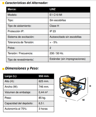 Gerador Ayerbe 8000 KT MN- 5430040