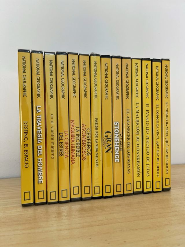 Colección DVDs Documentales National Geographic
