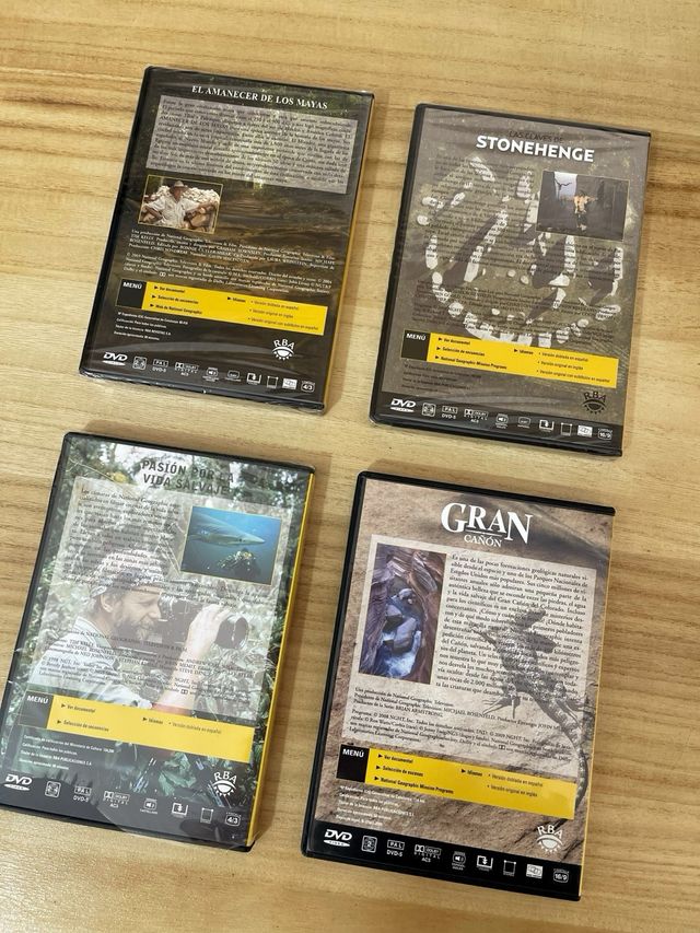 Colección DVDs Documentales National Geographic