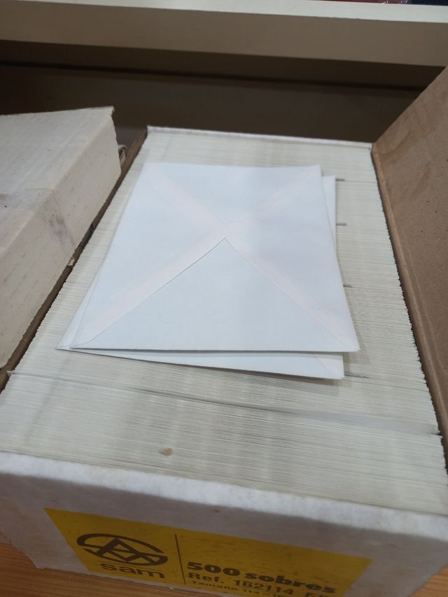 AÑOS 70 80 Cajas sobres vintage SAM