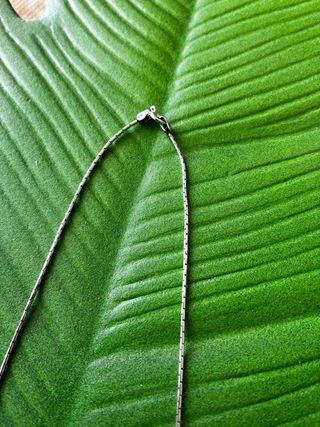 Collar Plata y Colgante Ópal